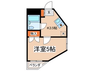 サンシティ中野島第二の物件間取画像